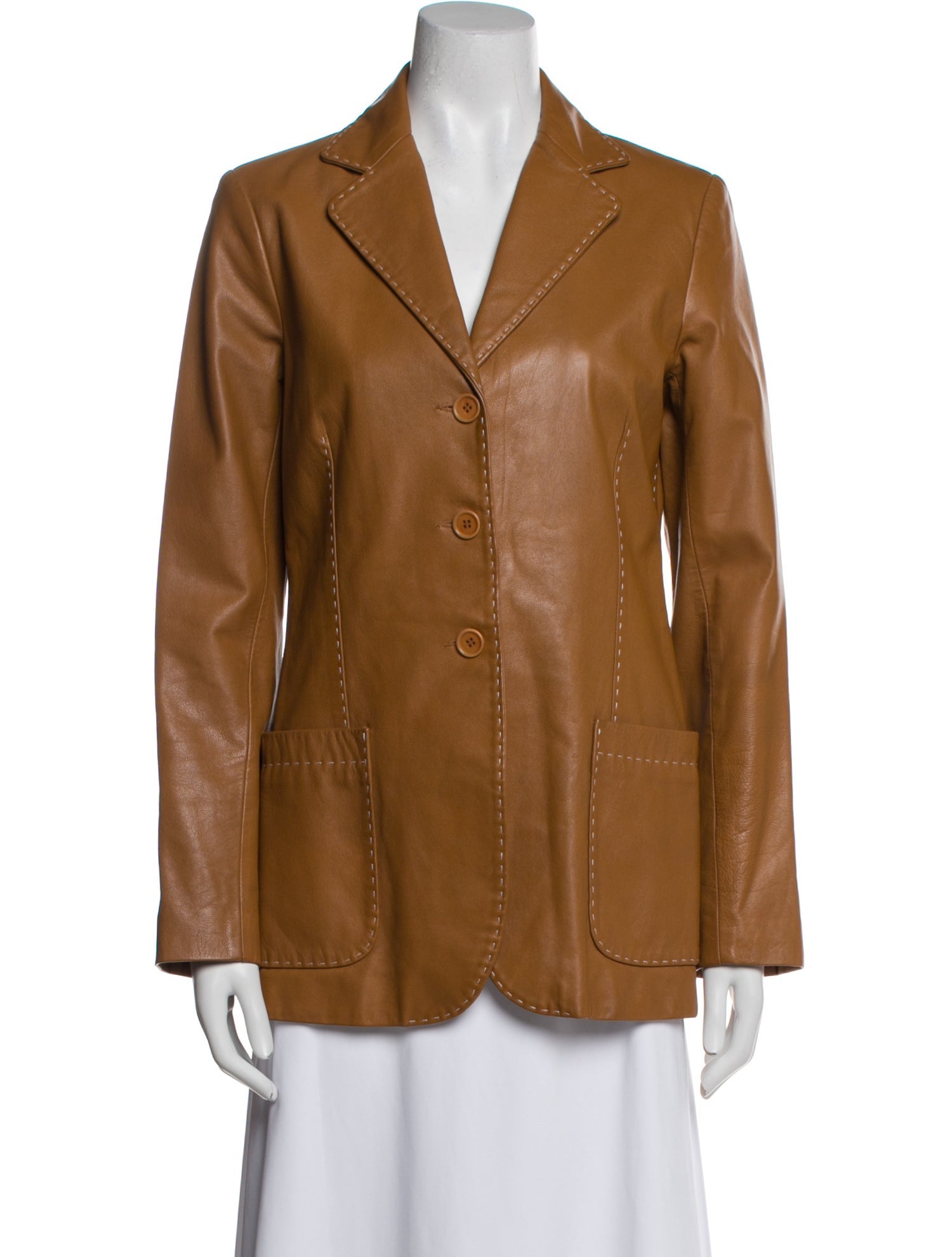 Theory Leather Blazer