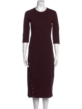 Theory Crew Neck Long Dress