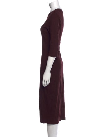 Theory Crew Neck Long Dress