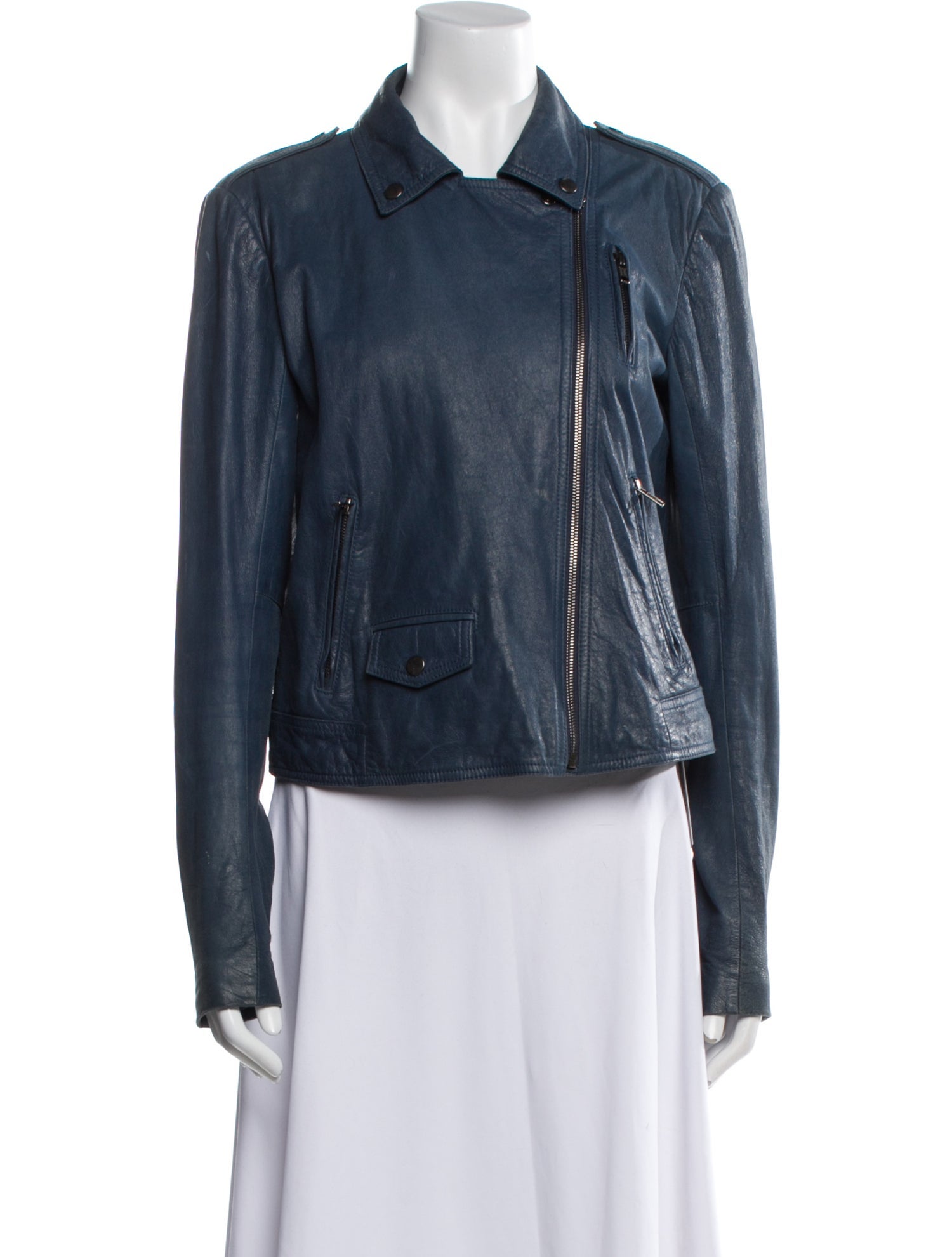 Theory Leather Biker Jacket