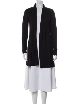 Theory Linen Open Front Sweater