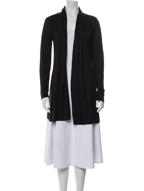 Theory Linen Open Front Sweater