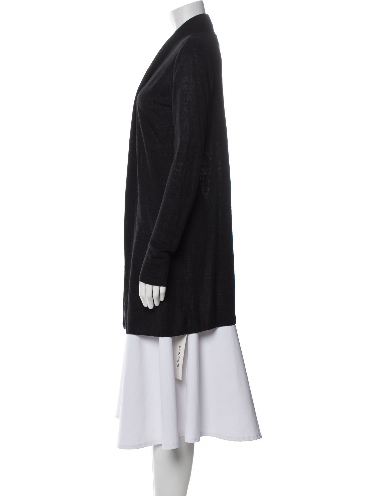 Theory Linen Open Front Sweater