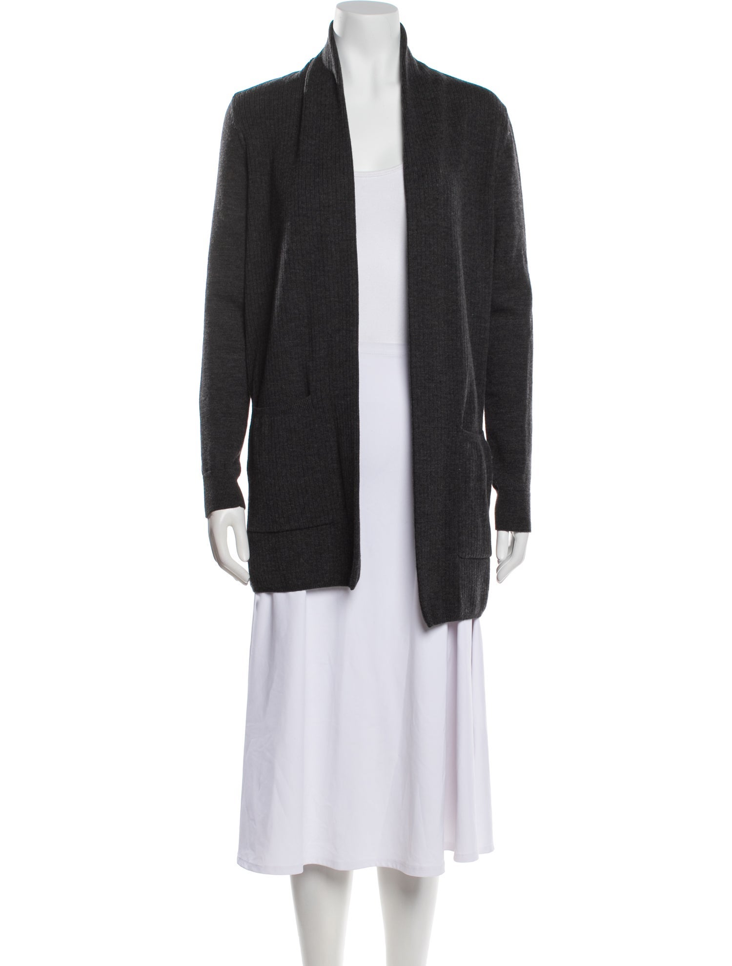 Theory Wool Open Front Sweater