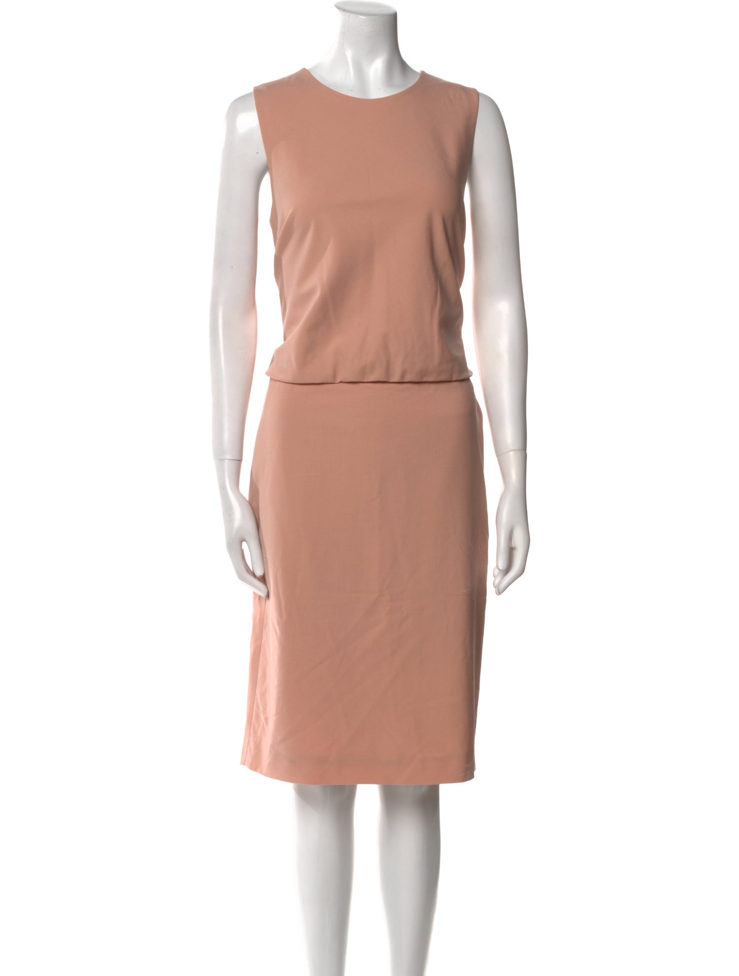 Theory Virgin Wool Midi Length Dress