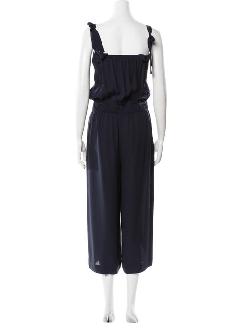 Theory Silk Square Neckline Jumpsuit