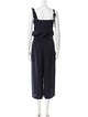 Theory Silk Square Neckline Jumpsuit