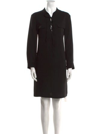 Theory Virgin Wool Knee-Length Dress