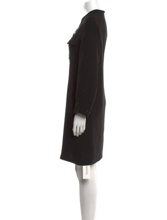 Theory Virgin Wool Knee-Length Dress