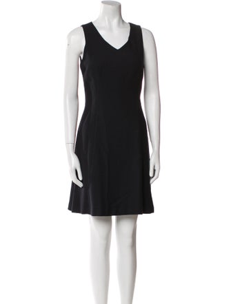 Theory V-Neck Mini Dress