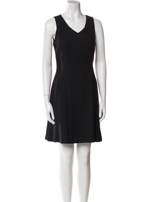 Theory V-Neck Mini Dress