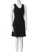 Theory V-Neck Mini Dress