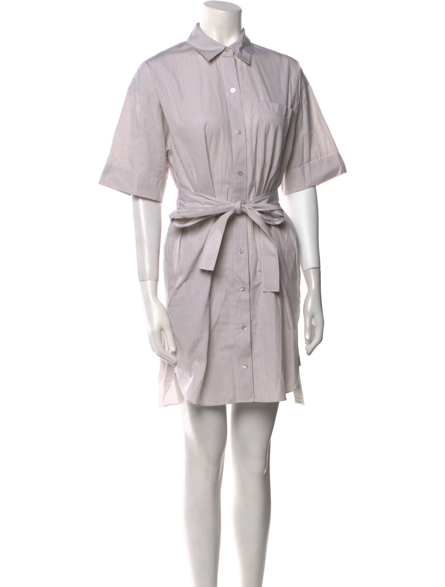 Theory Striped Mini Dress