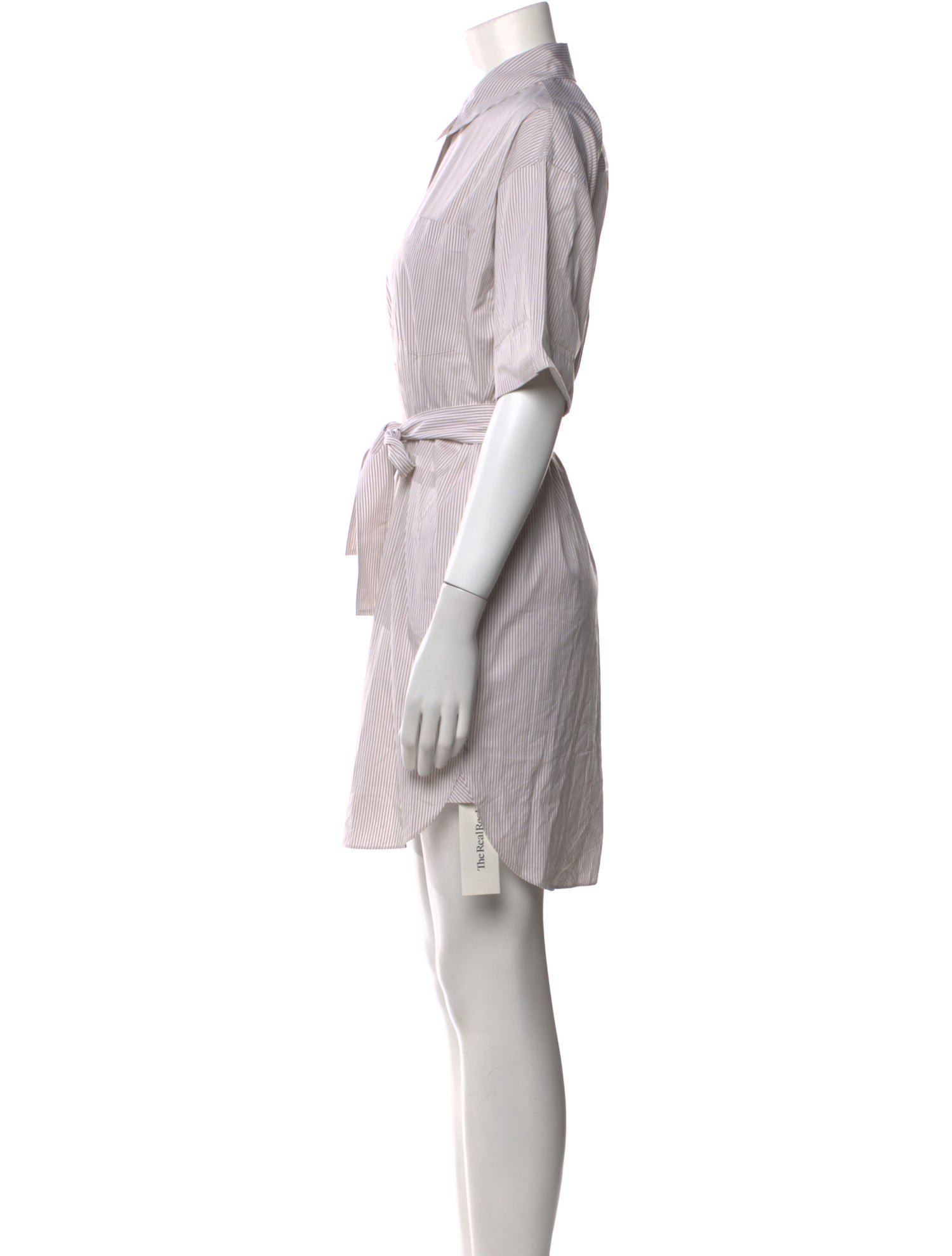 Theory Striped Mini Dress