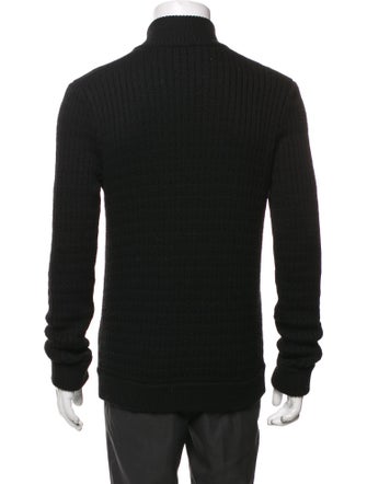 Theory Wool Turtleneck Cardigan
