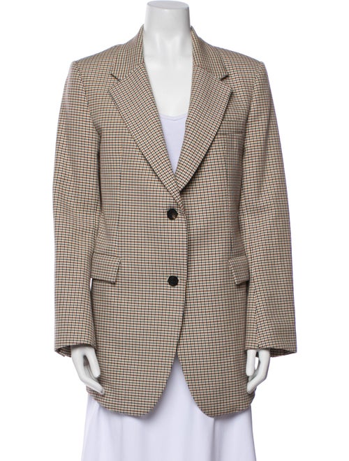 Theory Plaid Print Blazer