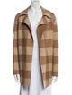 Theory Wool Plaid Print Coat