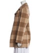 Theory Wool Plaid Print Coat