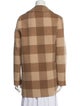 Theory Wool Plaid Print Coat