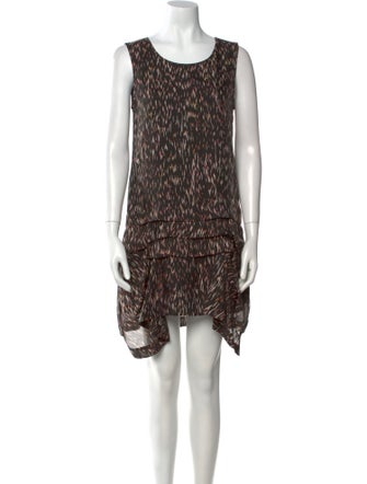 Theory Silk Knee-Length Dress