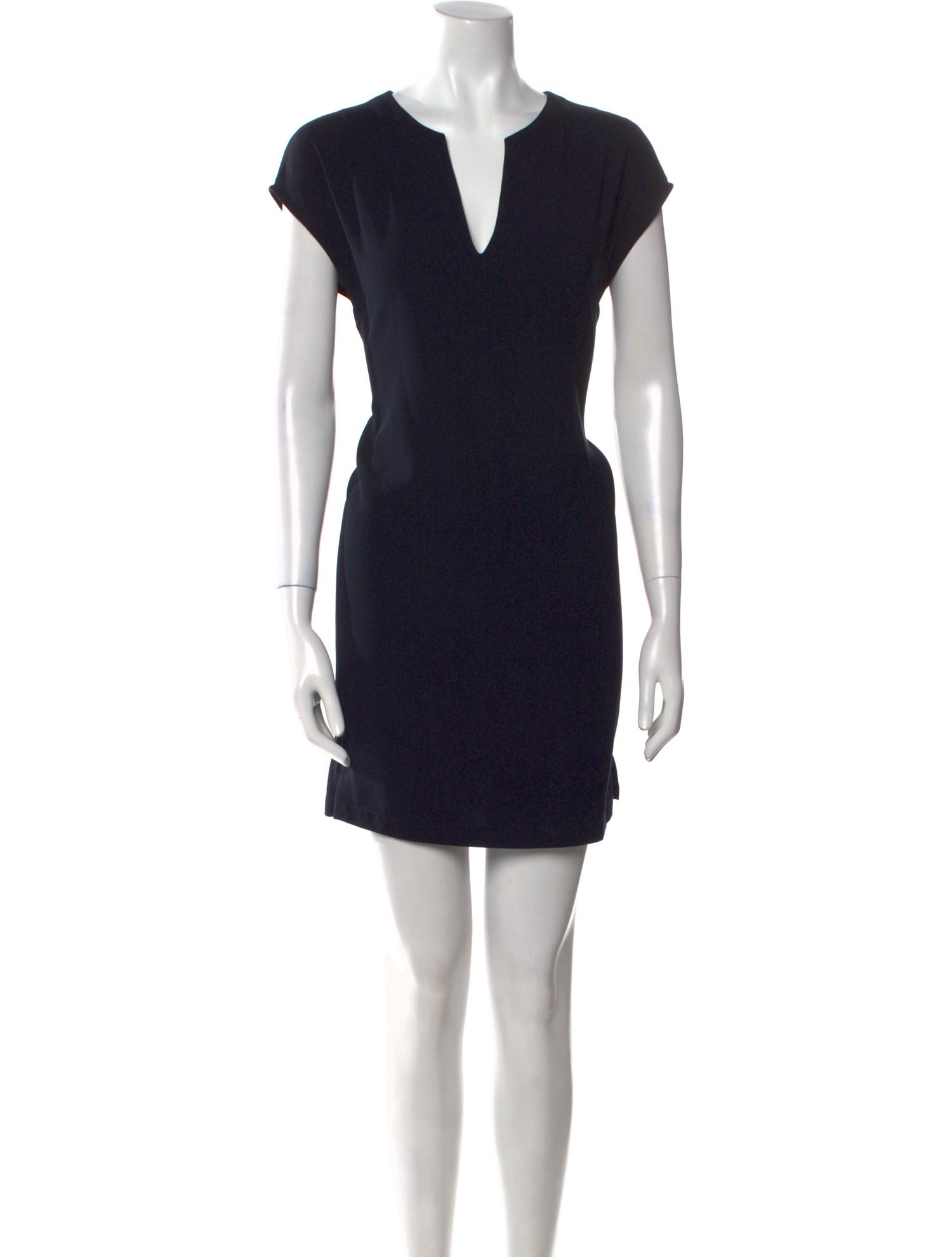 Theory V-Neck Mini Dress