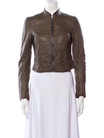 Theory Leather Biker Jacket