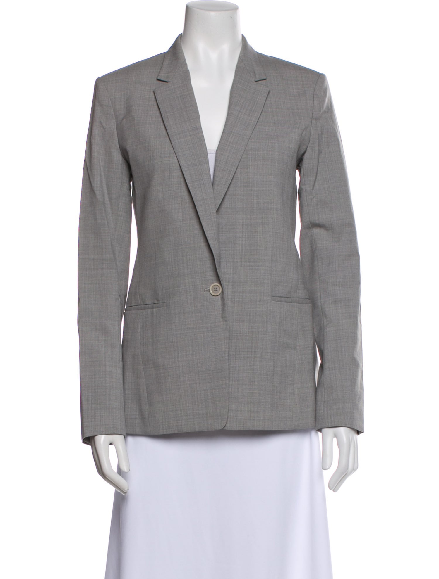 Theory Virgin Wool Striped Blazer
