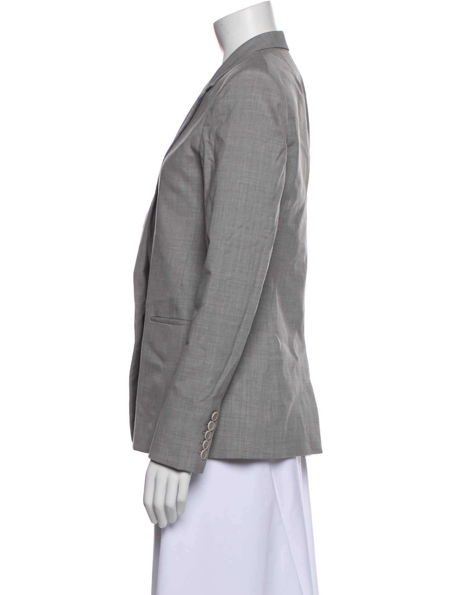 Theory Virgin Wool Striped Blazer