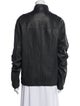 Theory Leather Bomber Jacket