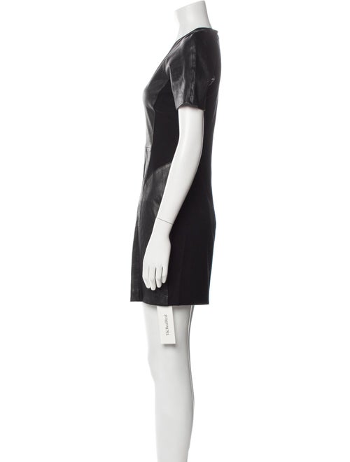 Theory Lamb Leather Mini Dress