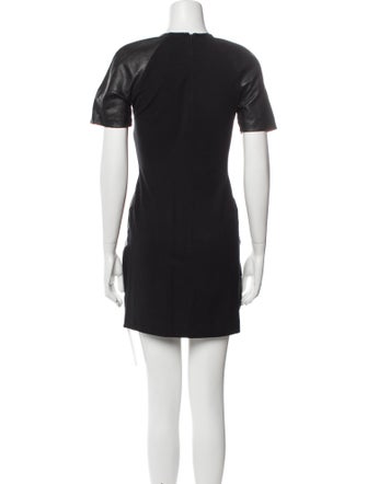 Theory Lamb Leather Mini Dress