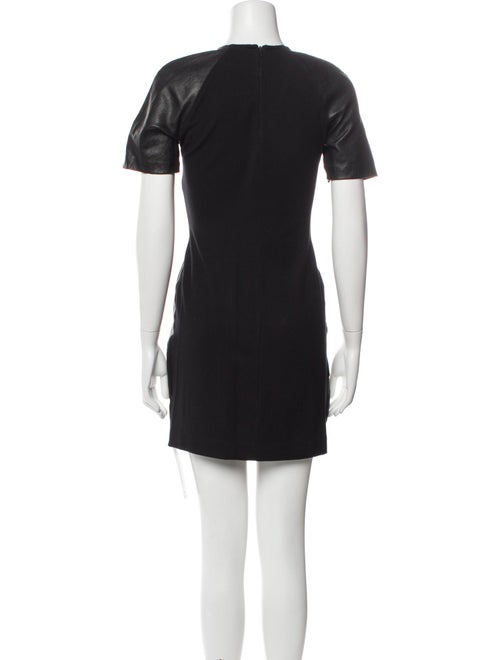 Theory Lamb Leather Mini Dress