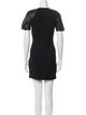 Theory Lamb Leather Mini Dress