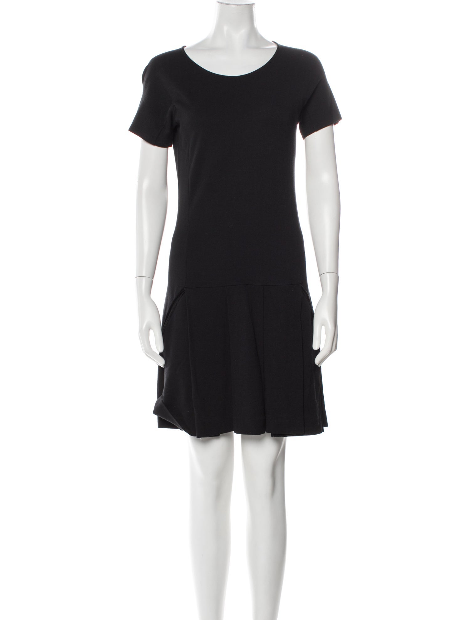 Theory Scoop Neck Mini Dress