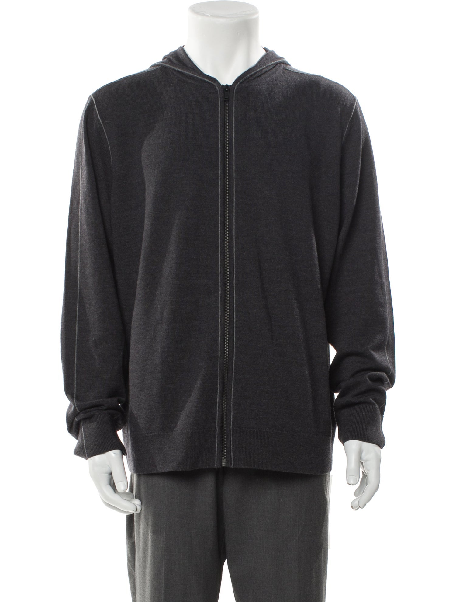 Theory Merino Wool Mock Neck Cardigan