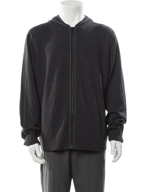 Theory Merino Wool Mock Neck Cardigan