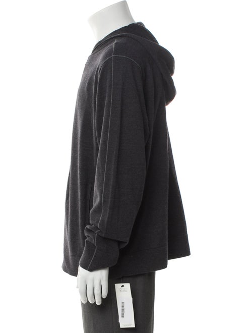 Theory Merino Wool Mock Neck Cardigan