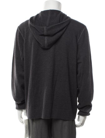 Theory Merino Wool Mock Neck Cardigan