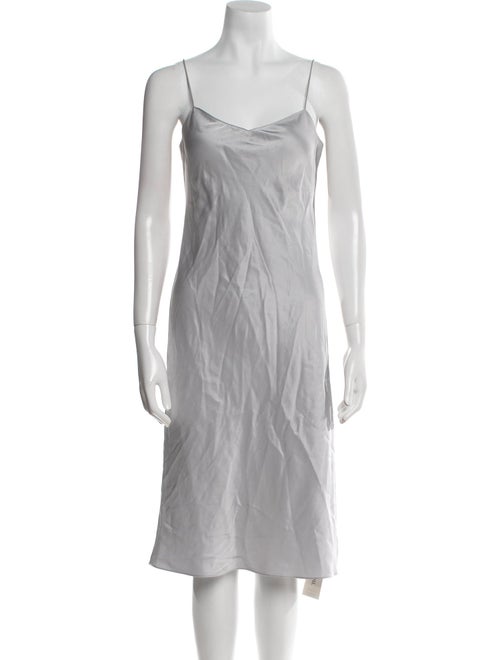 Theory Cowl Neck Midi Length Dress