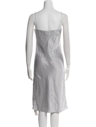 Theory Cowl Neck Midi Length Dress