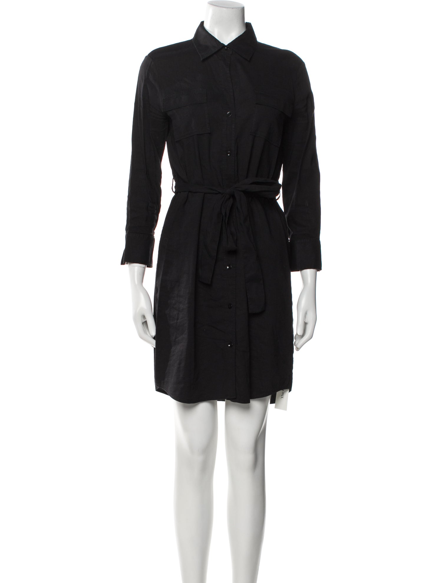 Theory Linen Knee-Length Dress