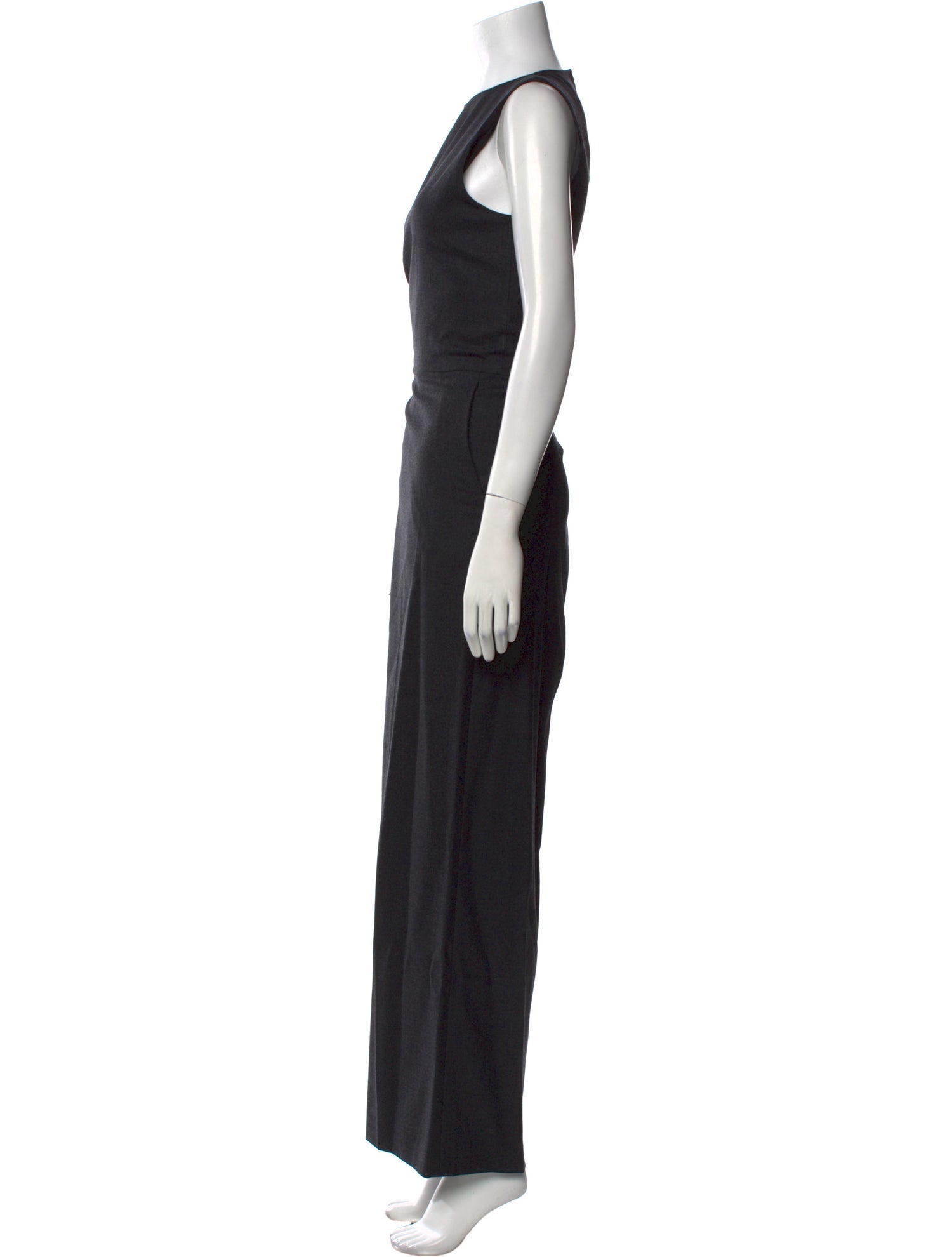 Theory Wool Bateau Neckline Jumpsuit w/ Tags