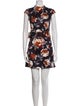 Theory Floral Print Mini Dress