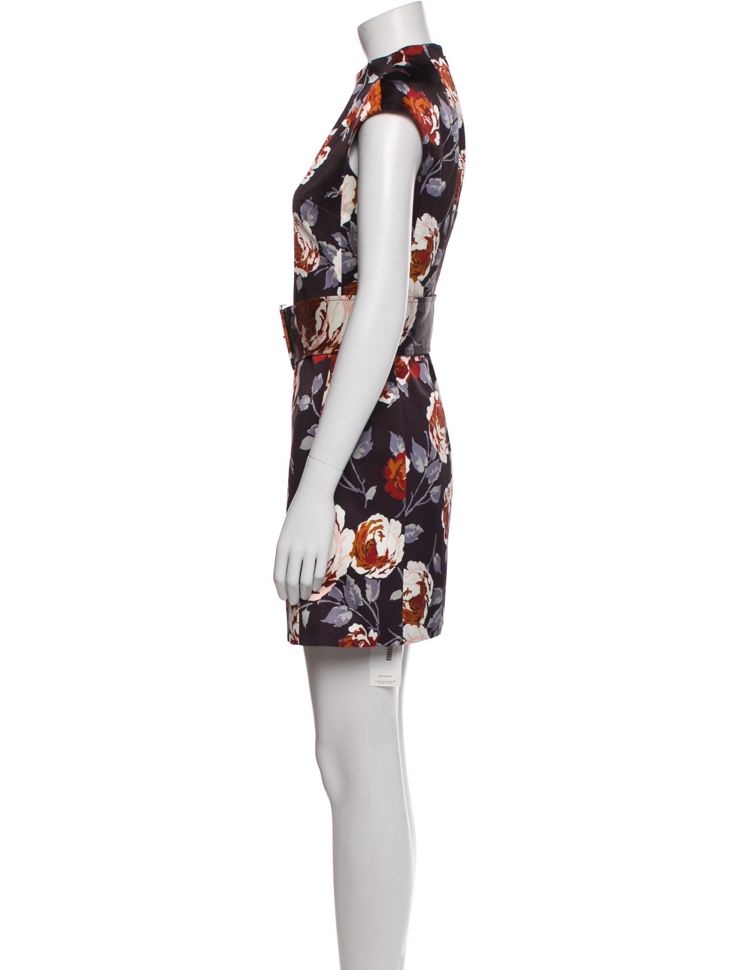 Theory Floral Print Mini Dress