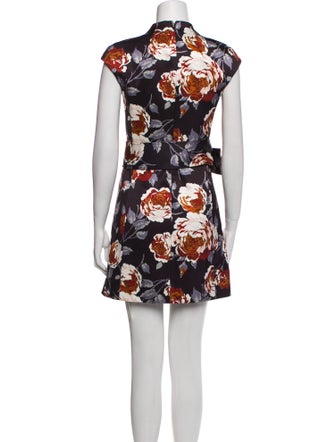 Theory Floral Print Mini Dress