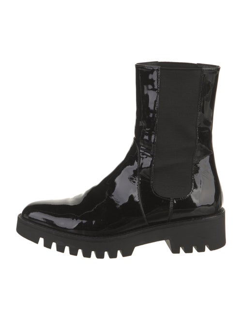 Theory Patent Leather Combat Boots