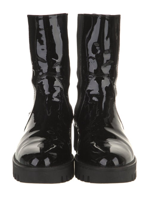 Theory Patent Leather Combat Boots