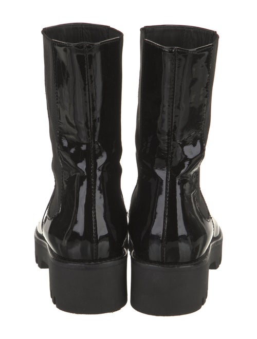 Theory Patent Leather Combat Boots