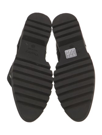 Theory Patent Leather Combat Boots