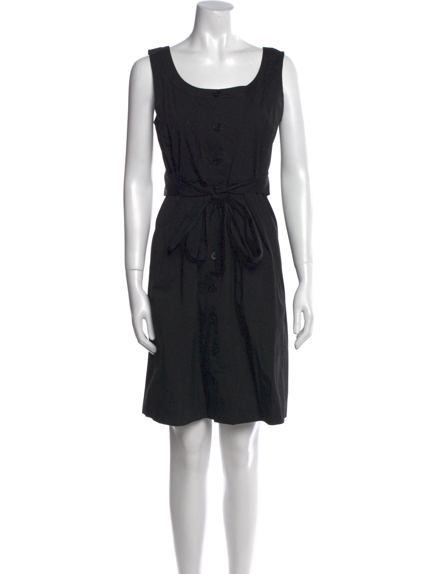 Theory Scoop Neck Knee-Length Dress
